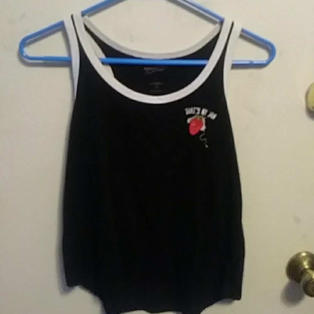 Embroidered Crop Tank